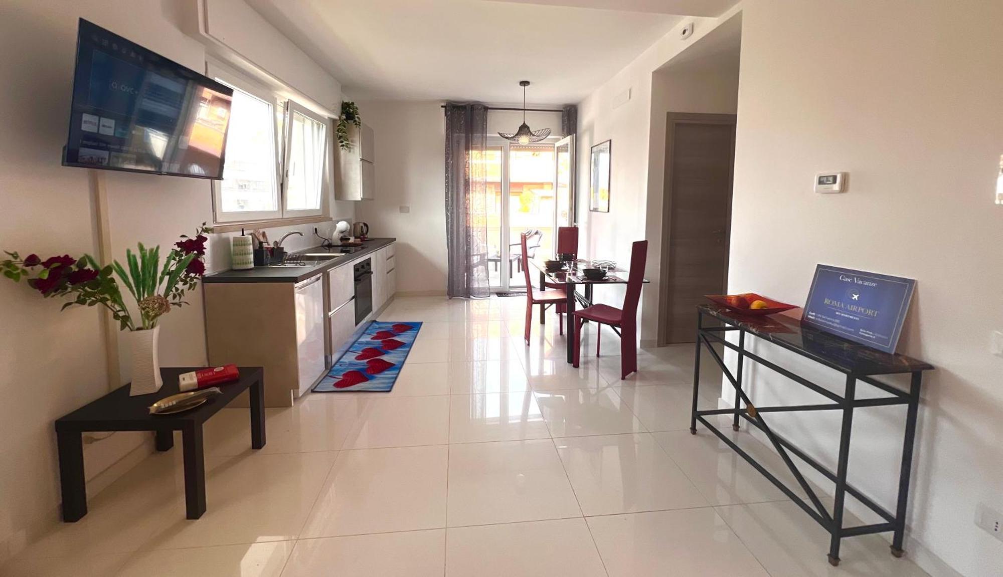 Roma Airport Sky Apartments Fiumicino Zewnętrze zdjęcie