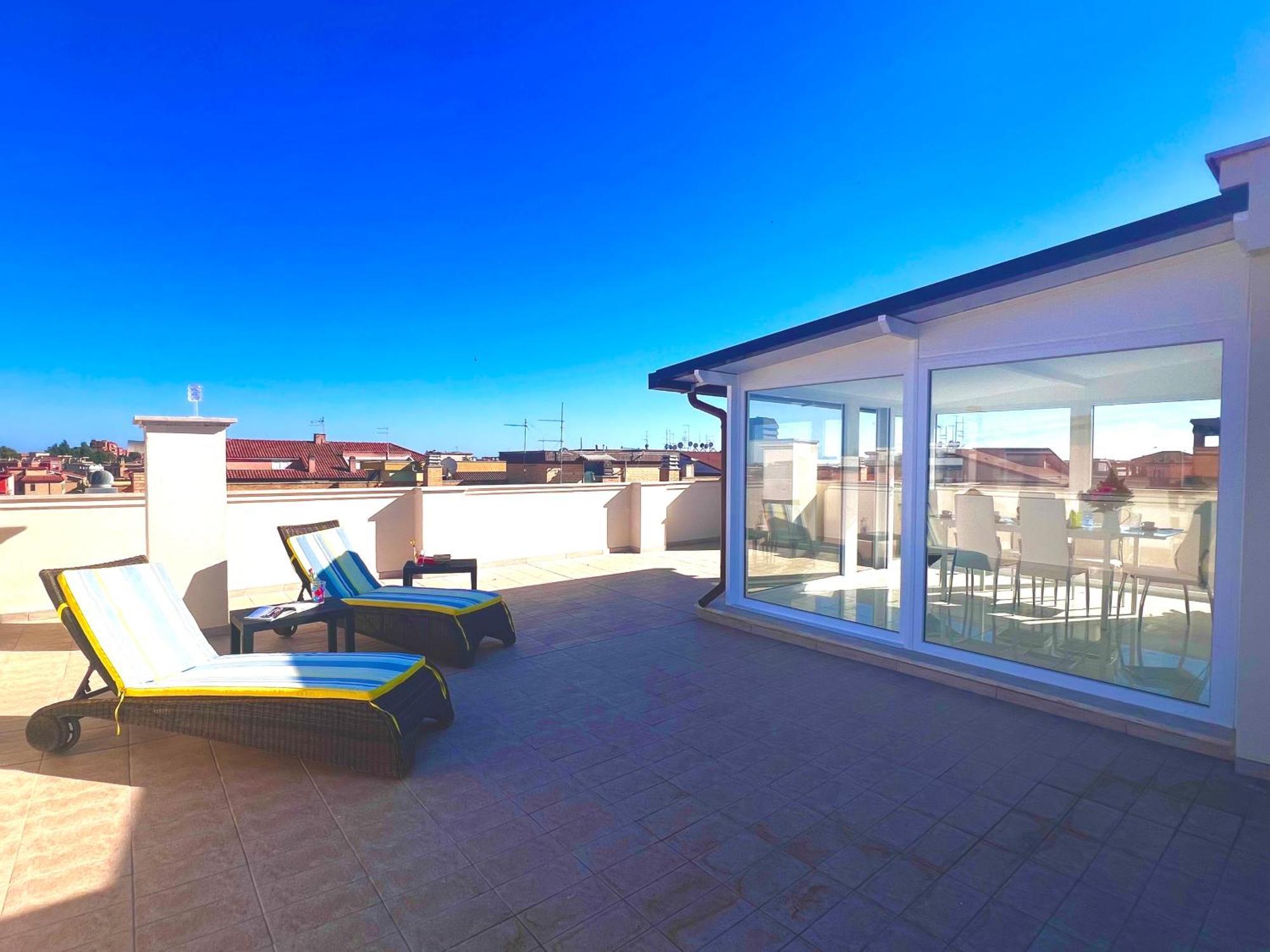Roma Airport Sky Apartments Fiumicino Zewnętrze zdjęcie